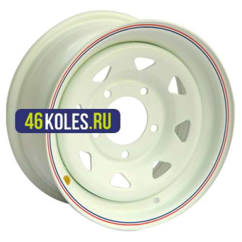 Off-Road Wheels 7x15/5x139,7 ET25 D98,5 ВАЗ Нива Белый (треуг. мелкий)
