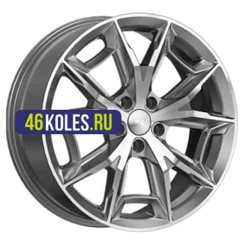 СКАД 7,5x19/5x108 ET33 D67,1 Паркер (КЛ382) Алмаз графит