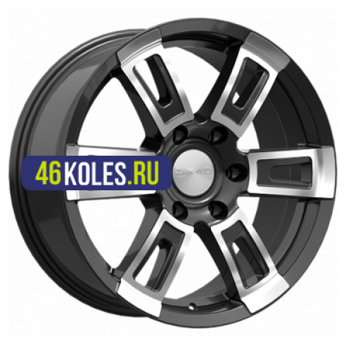 СКАД 8x18/6x139,7 ET30 D67,1 Тор (КЛ252) Алмаз (АРС 014 black)
