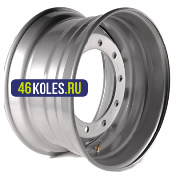 SRW 11,75x22,5/10x335 ET0 D281 Silver (8221107) (15,5 мм) Китай, прицеп 5 000 кг усил.