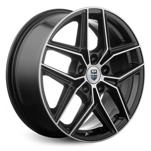 КиК  Юнион (КС1025)  7,0\R17 5*112 ET45  d66,6  Алмаз черный  [79634]  <С>  Fb max 650 kg