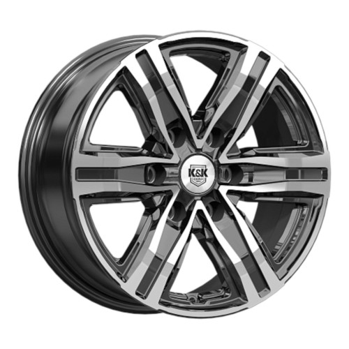 КиК  R8 (КС1174)  7,5\R17 6*139,7 ET45  d92,5  Алмаз черный  [84145]  Fb max 925 kg