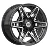 КиК  Блэкберн (КС1129)  8,0\R17 6*139,7 ET25  d106,1  Алмаз черный  [83035]  <Ш> Fb max 950 kg