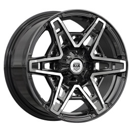 КиК  Блэкберн (КС1129)  8,0\R17 6*139,7 ET25  d106,1  Алмаз черный  [83035]  <Ш> Fb max 950 kg
