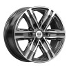 КиК  R8 (КС1174)  7,5\R17 6*139,7 ET38  d67,1  Алмаз черный  [84139]  Fb max 925 kg
