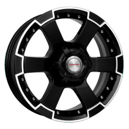 КиК  М56 (КС593)  7,0\R16 6*139,7 ET38  d92,5  Алмаз черный  [13538]  Fb max 925 kg