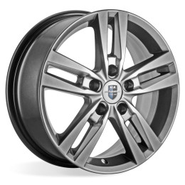 КиК  Rassvet (КС868)  6,5\R16 5*108 ET50  d63,35  Дарк платинум  [77299]  Fb max 640 kg