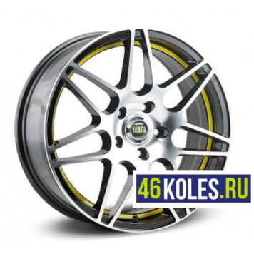 Alcasta R15 / 6J PCD 4x100 ЕТ 46 ЦО 54.1 M28