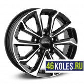 Dezent R16 / 6.5J PCD 5x100 ЕТ 38 ЦО 57.1 KS black polished